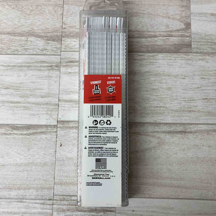 ◇ミルウォーキー(Milwaukee) レシプロソー替刃 9インチ 18TPI 25枚入り/48-00-8788【柏店】
