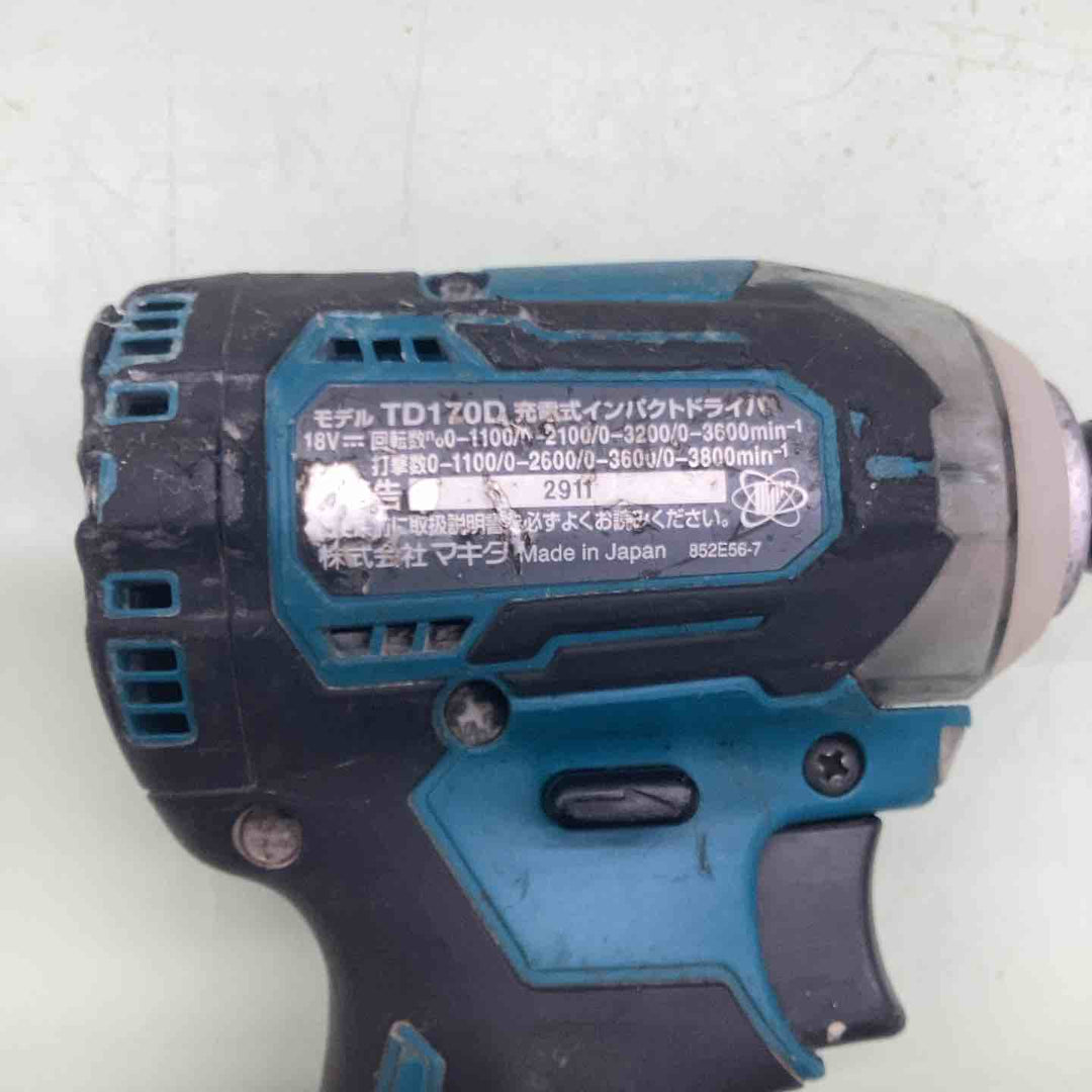 ★マキタ(makita) コードレスインパクトドライバー TD170DZ【越谷店】