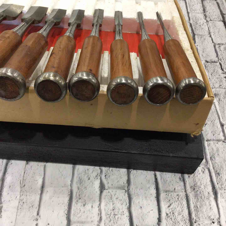 義永 別誂 追入鑿 10本組 三ツ裏 【川口店】