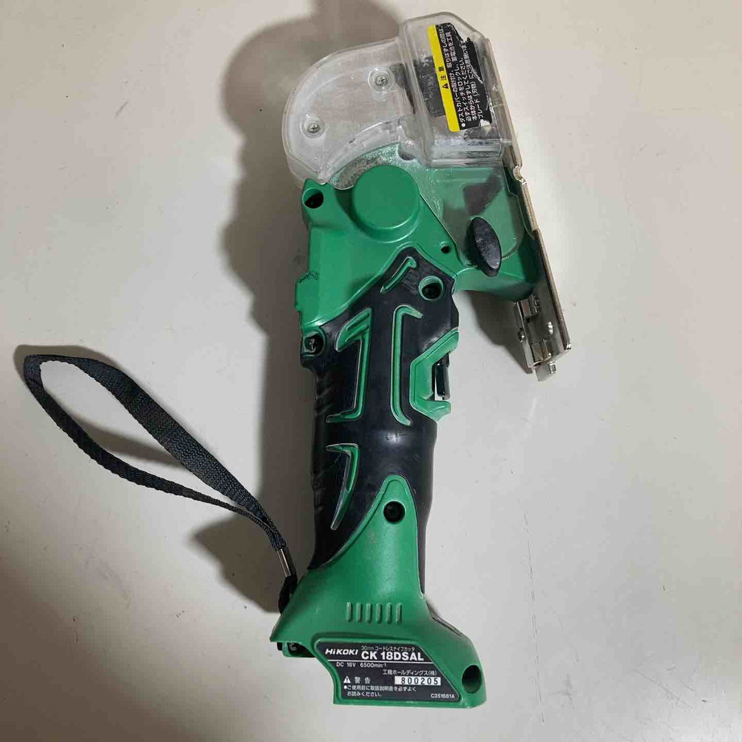 ◇ハイコーキ(HIKOKI ※旧:日立工機) 18Vコードレスナイフカッター CK18DSAL(NN) 本体のみ刃無【戸田店】