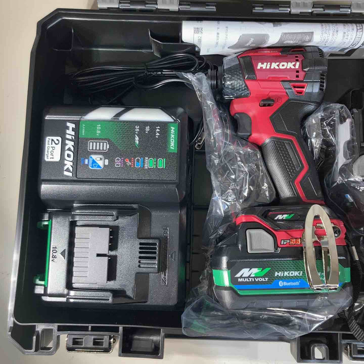 ★ハイコーキ(HIKOKI ※旧:日立工機) コードレスインパクトドライバ スコーピオンレッド WH36DD(2XHRSZ)【戸田店】