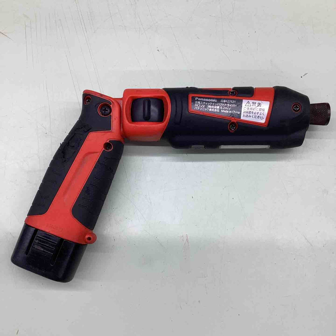 ◇パナソニック(Panasonic) 充電スティックインパクトドライバー 7.2V  レッド EZ7521X-R【越谷店】