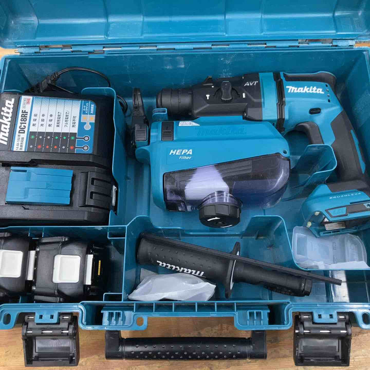【中古品】★マキタ(makita) コードレスハンマドリル HR182DRGXV 集塵システム付き 18V フルセット【柏店】