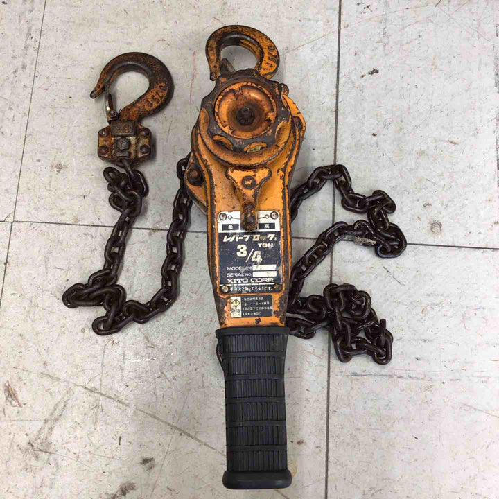 【現状品】 KITO 3/4ton レバーブロック 【鴻巣店】