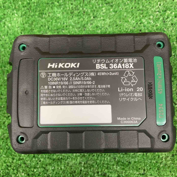 【未使用品】 ハイコーキ/HiKOKI リチウムイオンバッテリー BSL36A18X 【鴻巣店】