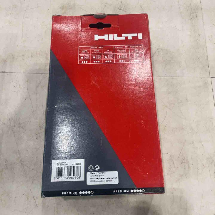 HILTI ヒルティ フィルターエレメント Filter element VC 20/50/150 用 2個セット 箱少し痛みあり【川口店】