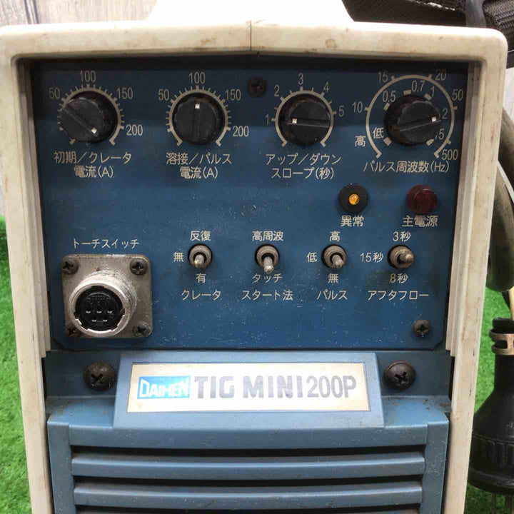 DAIHEN ダイヘン TIG溶接機 VRTPM-201(S-1) 2001年製　通電のみ確認【富山店】●窓