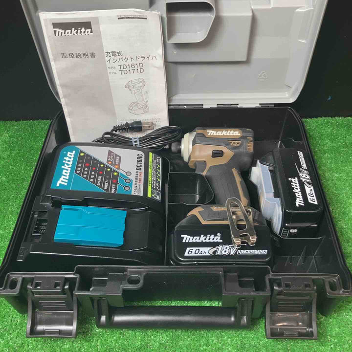 ★マキタ(makita) コードレスインパクトドライバー TD171DGXAB【岩槻店】
