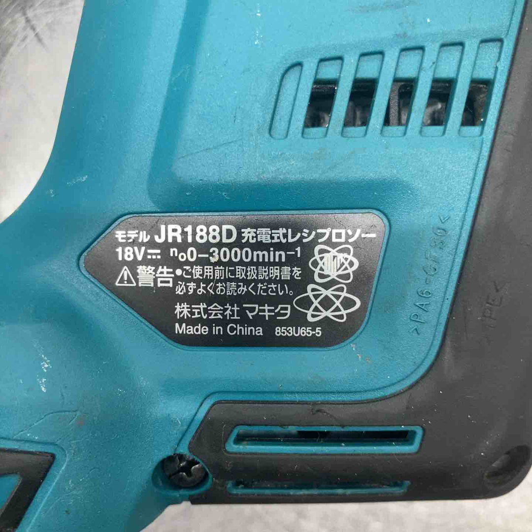 ★マキタ(makita) コードレスレシプロソー JR188DRGX【八潮店】