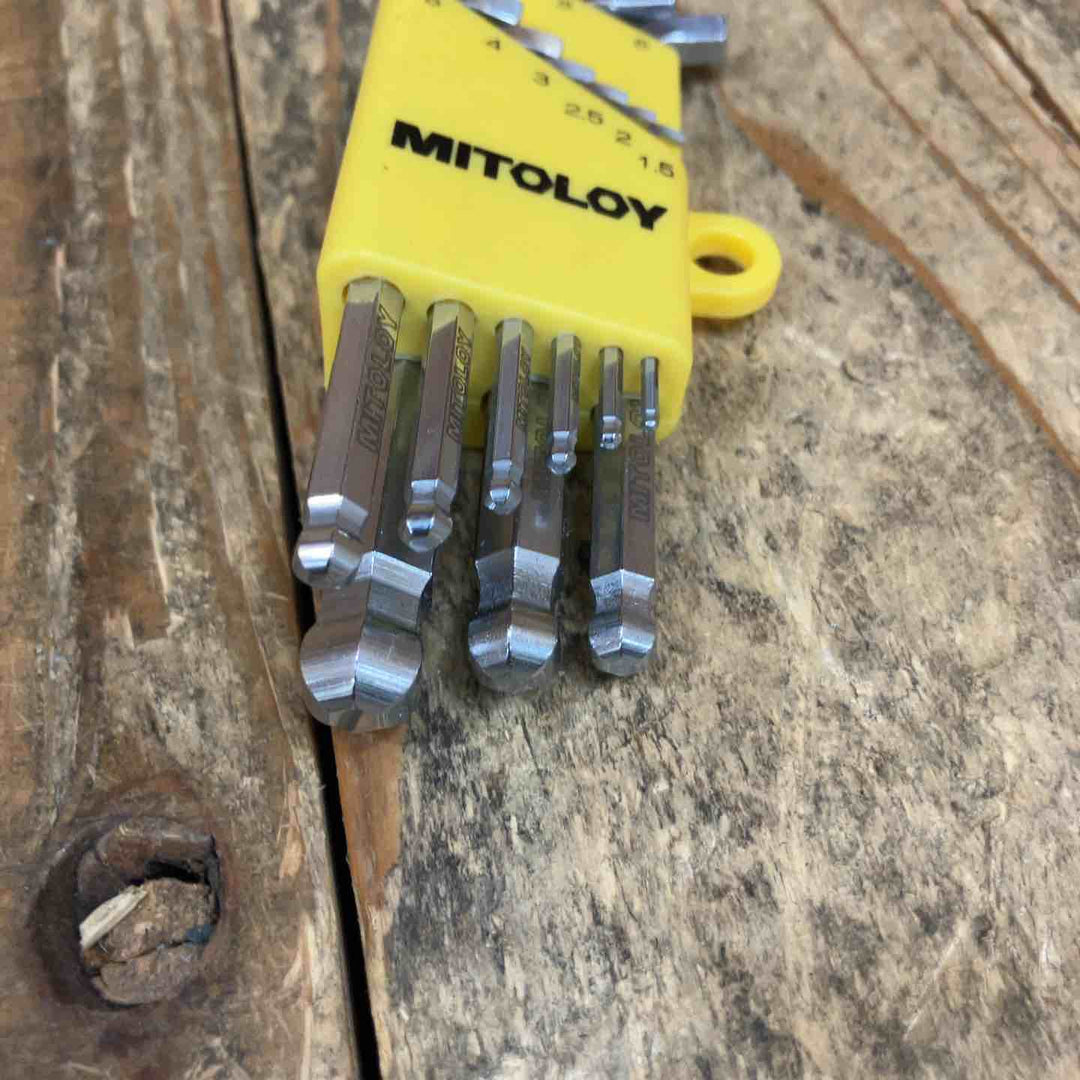 MITOLOY ミトロイ 水戸工業 HBS900S + HBL900S ボールポイントホローレンチセット 9本組 六角レンチセット  2種セット【所沢店】