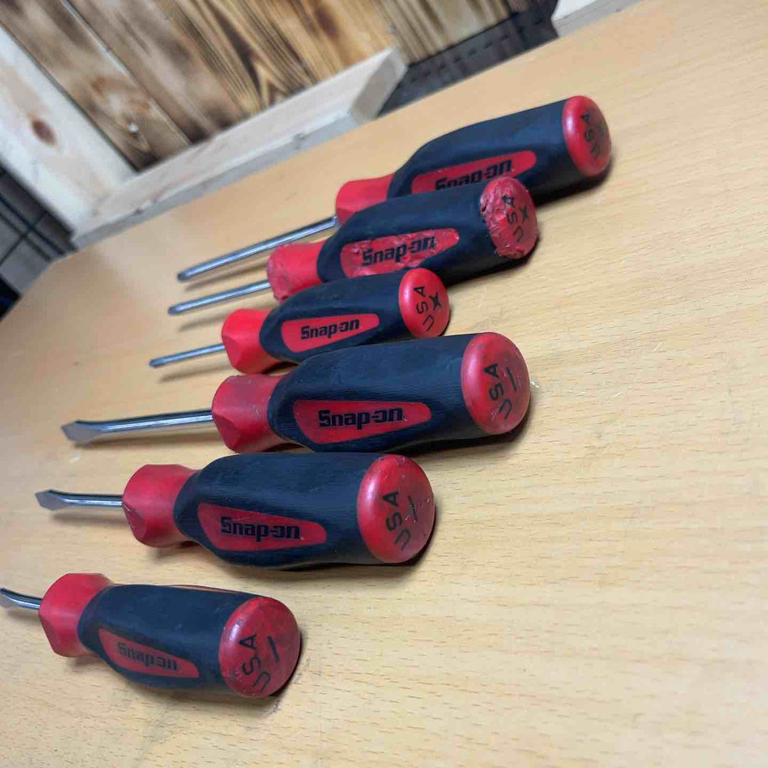 Snap-on スナップオン プラス マイナス ドライバー 6本セット まとめSGDP63IRB/SGDP42IRB/SGDP31IRB/SGD6B/SGD4B/SGD2B 【越谷店】