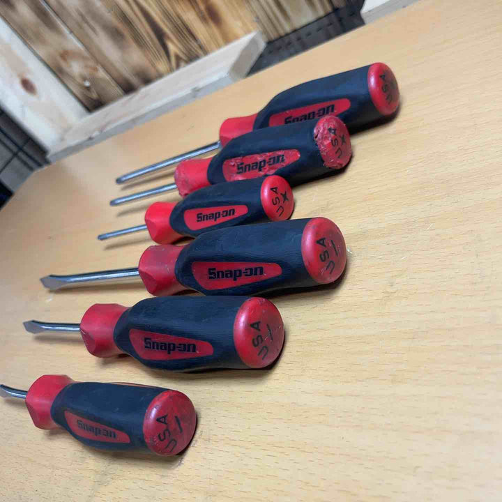 Snap-on スナップオン プラス マイナス ドライバー 6本セット まとめSGDP63IRB/SGDP42IRB/SGDP31IRB/SGD6B/SGD4B/SGD2B 【越谷店】