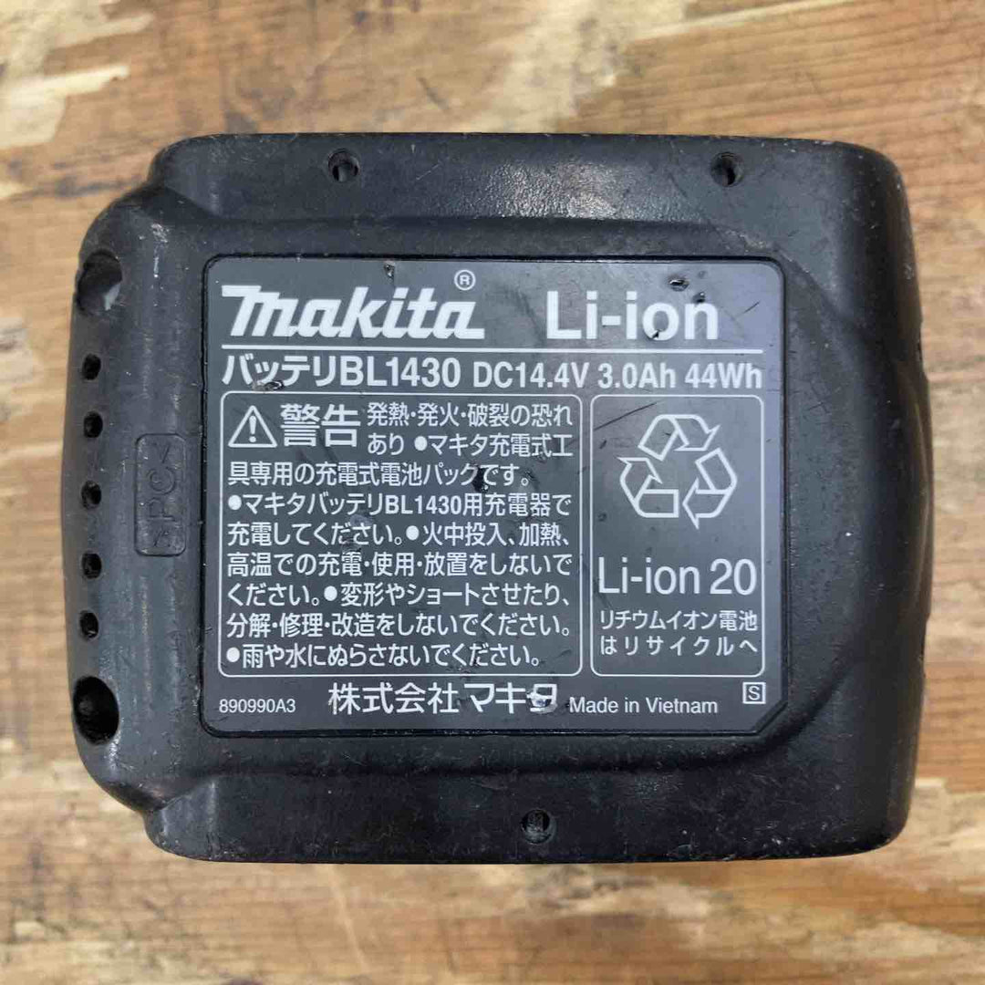 【現状品 】☆マキタ(makita) 100mmコードレスディスクグラインダー GA400DZ+14.4vバッテリーセット【柏店】