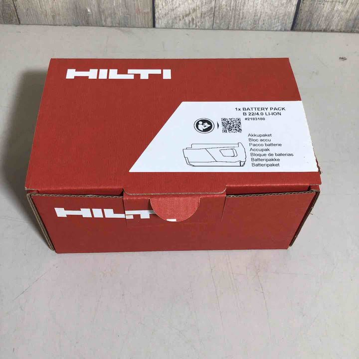 ★ヒルティ(Hilti) リチウムイオンバッテリー B22 4.0 22V【戸田店】