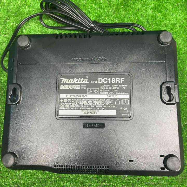マキタ(makita) リチウムイオンバッテリー 18V/6.0Ah BL1860B 充電回数1回、2回/充電器 DC18RF セット【藤沢店】