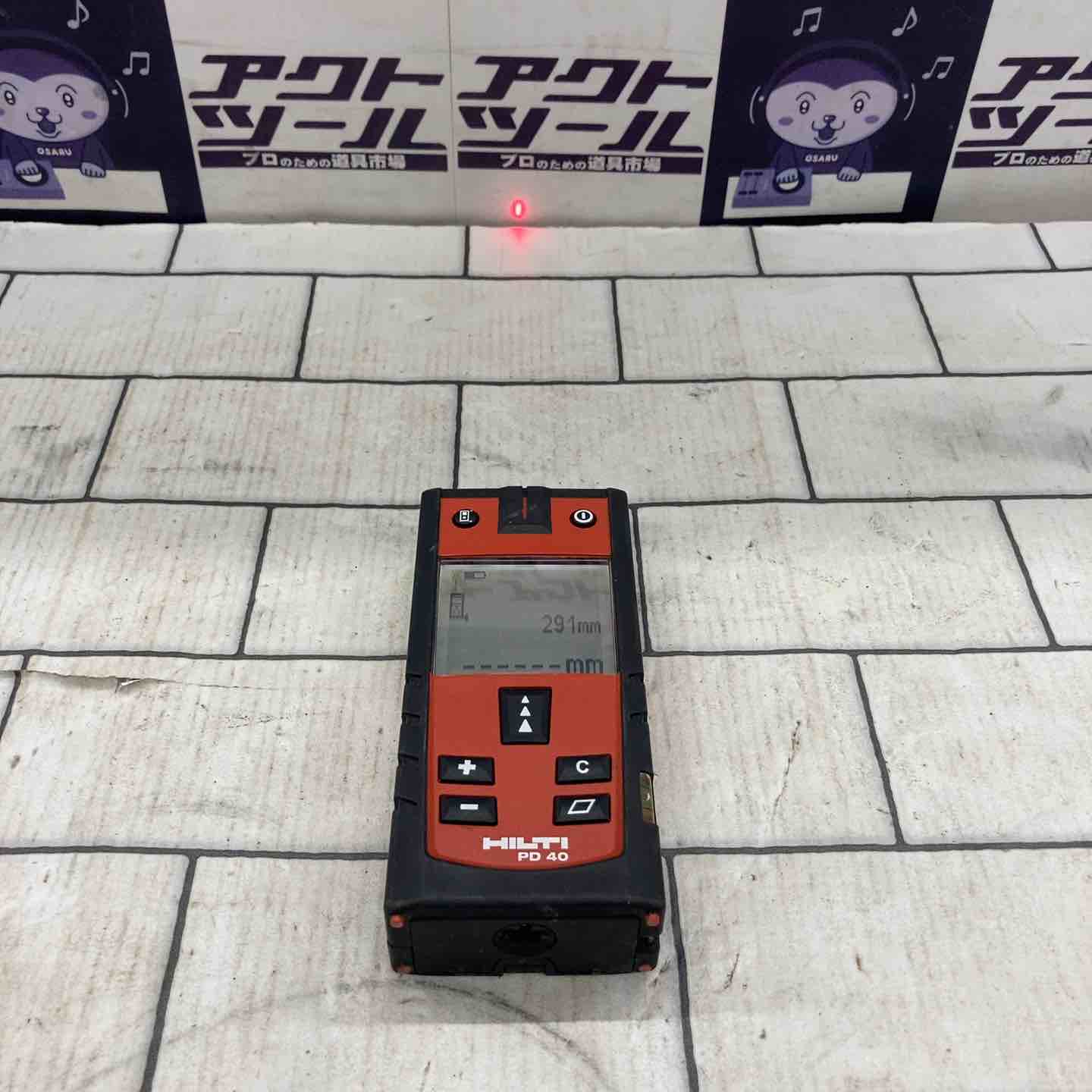 ◇ヒルティ(HILTI) レーザー距離計 PD40 光波測距儀【所沢店 ◇ヒルティ(HILTI) レーザー距離計 PD40 光波測距儀【所沢店