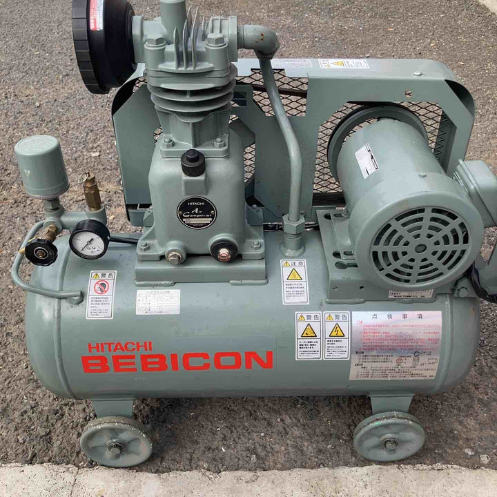 【店頭受取り限定】◇日立産機システム 三相200V 1馬力 給油式ベビコン ベビコン 圧力開閉式 50Hz用 0.75P-9.5VP5【柏店】