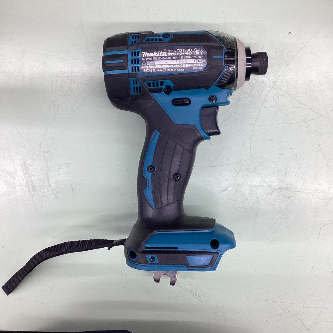 ★マキタ(makita) 14.4V コードレスインパクトドライバー TD138DZ【越谷店】