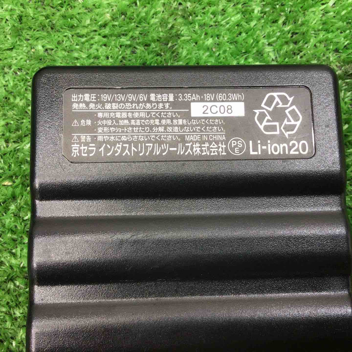 バートルBURTLE エアークラフト 19Vリチウムイオンバッテリー ブラック AC360 35 F AC360-19V【富山店】●レコン