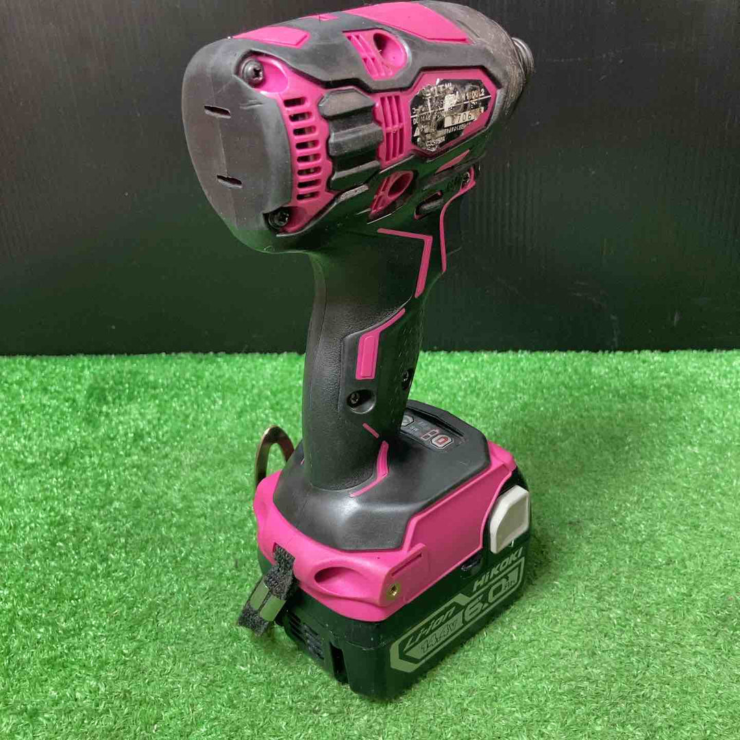 ★ハイコーキ(HIKOKI ※旧:日立工機) コードレスインパクトドライバー WH14DDL2(2LYPK)(R)【岩槻店】