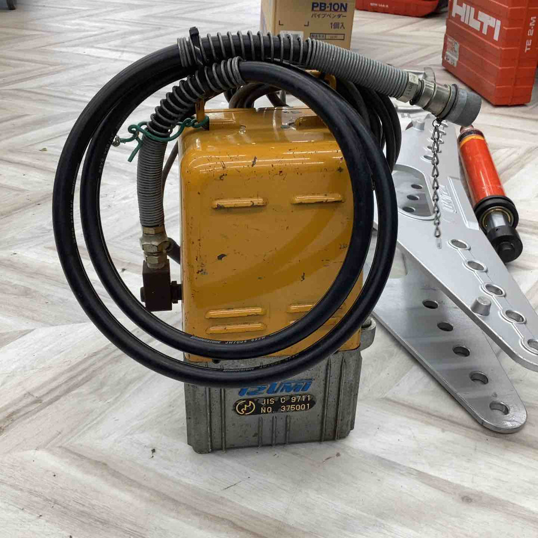 【店頭受取り限定】★泉精器(IZUMI) パイプベンダー PB-10N  電動リモコン式油圧ポンプ R14E-F シュー 【越谷店】