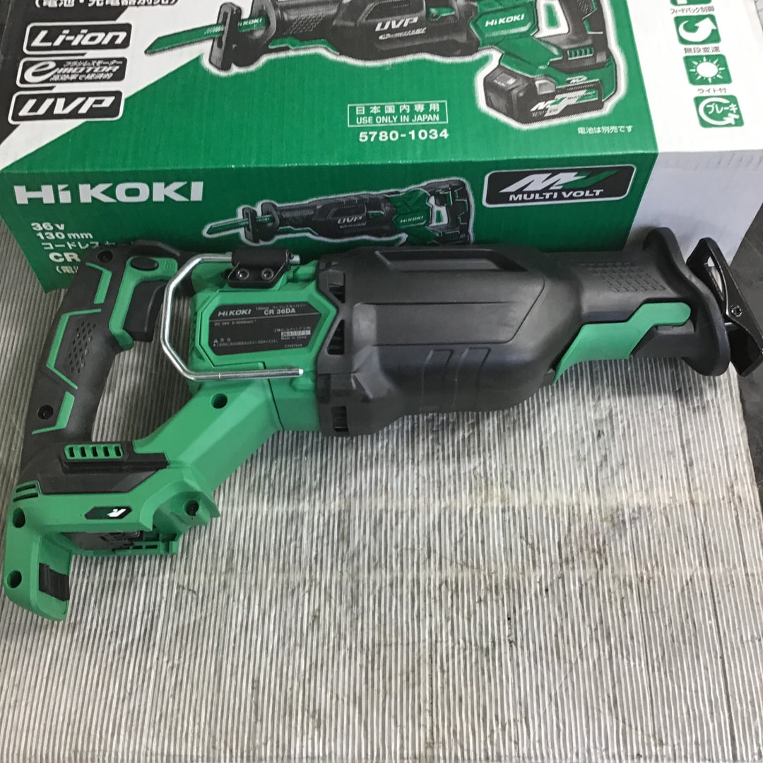 ★ハイコーキ(HIKOKI ※旧:日立工機) コードレスセーバーソー CR36DA(NN)【草加店】