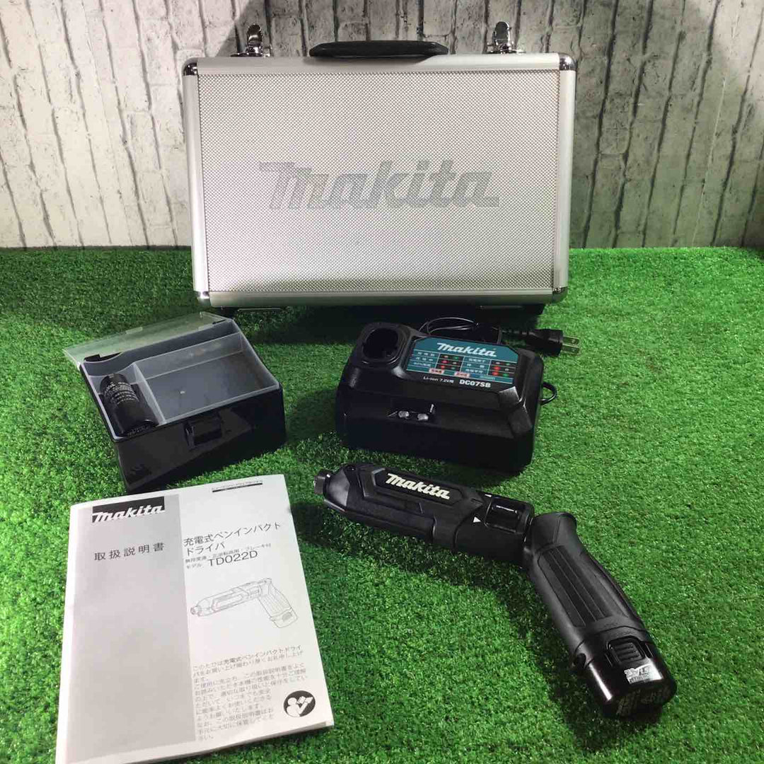 ★マキタ(makita) コードレスペンインパクトドライバー TD022DSHXB 動作確認済【川口店】