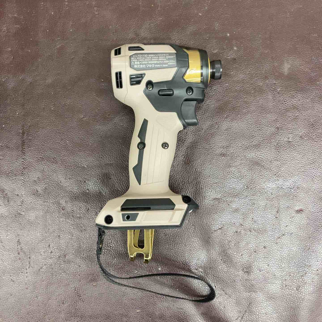 【未使用(店頭展示品)】マキタ(makita) コードレスインパクトドライバー TD173DZPG 限定カラー プレミアムグレージュ バッテリーBL1890【東大和店】