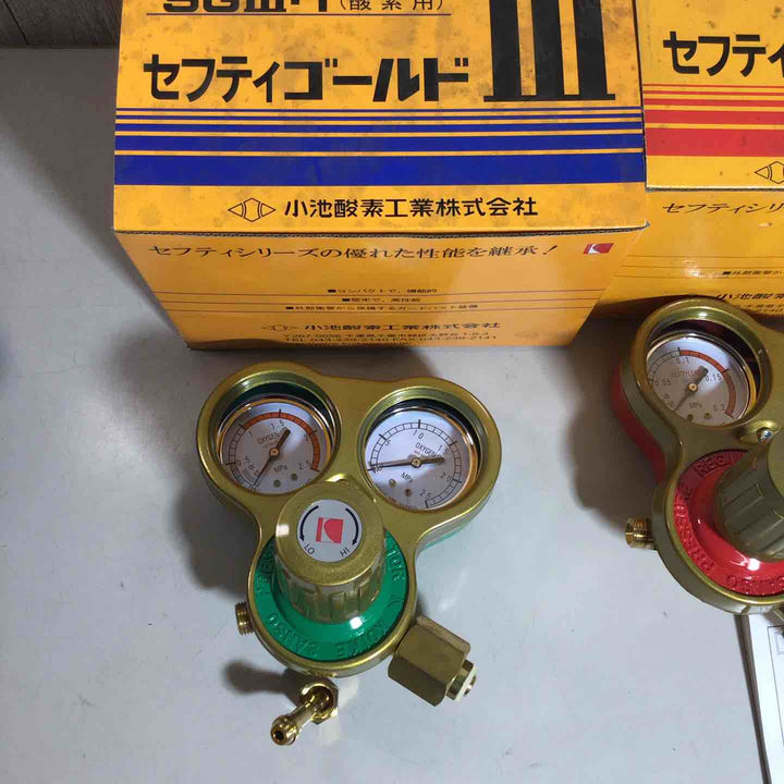 【未使用品】 小池酸素工業 溶断器用圧力調整器 セフティゴールド SGV-1 酸素用 SGV-2 アセチレン用 【戸田店】