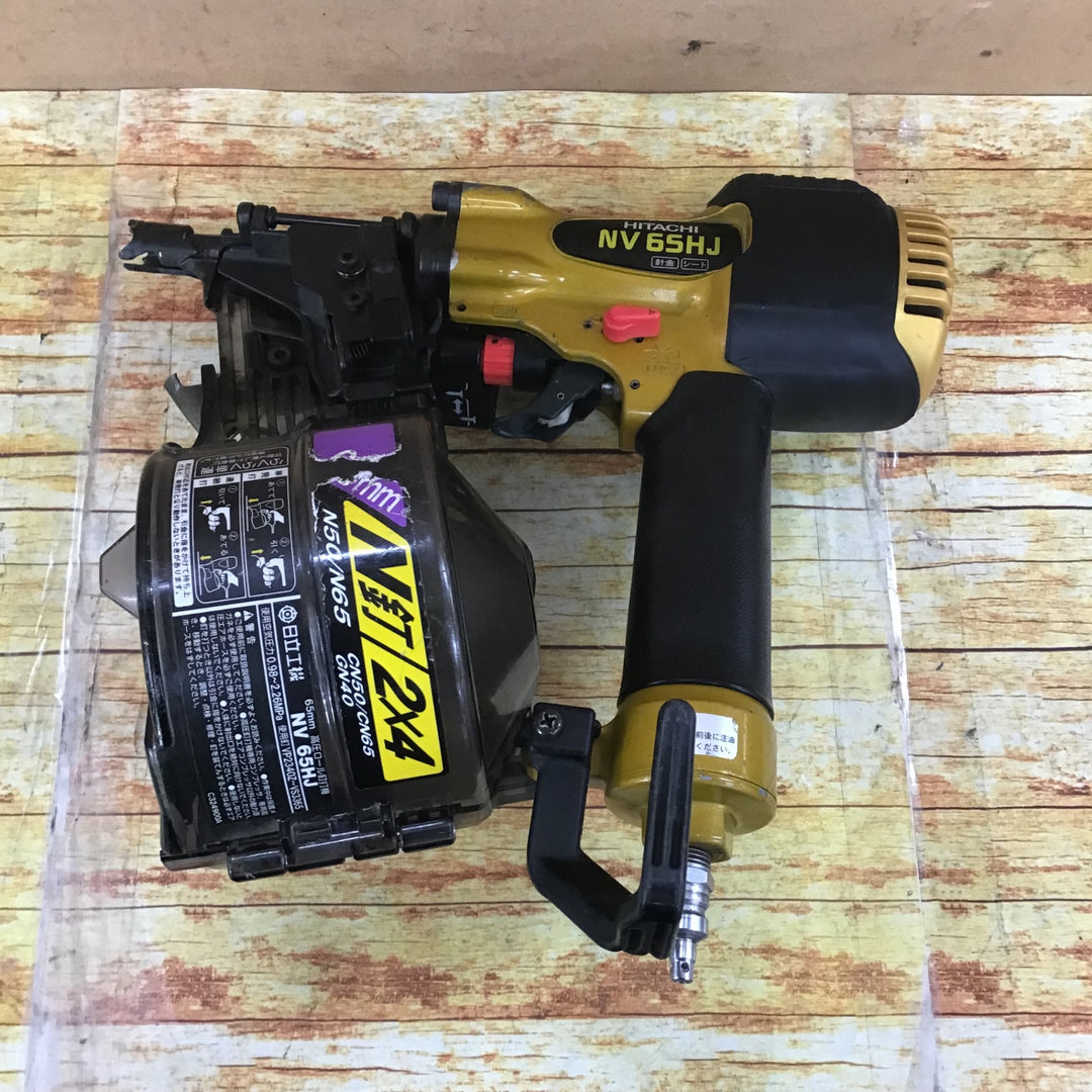 ★ハイコーキ(HIKOKI ※旧:日立工機) 高圧エア釘打ち機 NV65HJ【川崎店】
