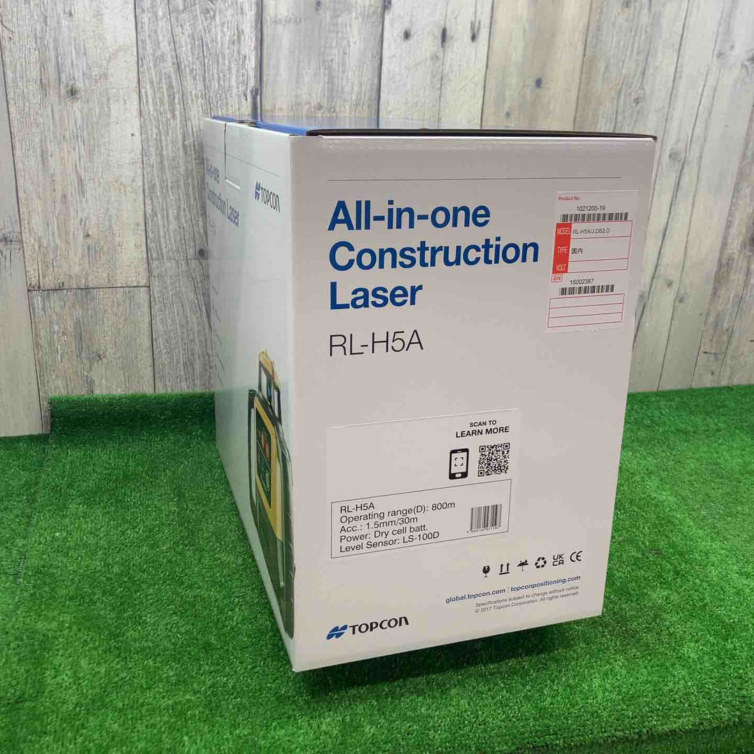 ★トプコン(TOPCON) ローテーティングレーザー RL-H5ADB(乾電池仕様)/デジタル受光器LS-100D付【富山店】◇SC