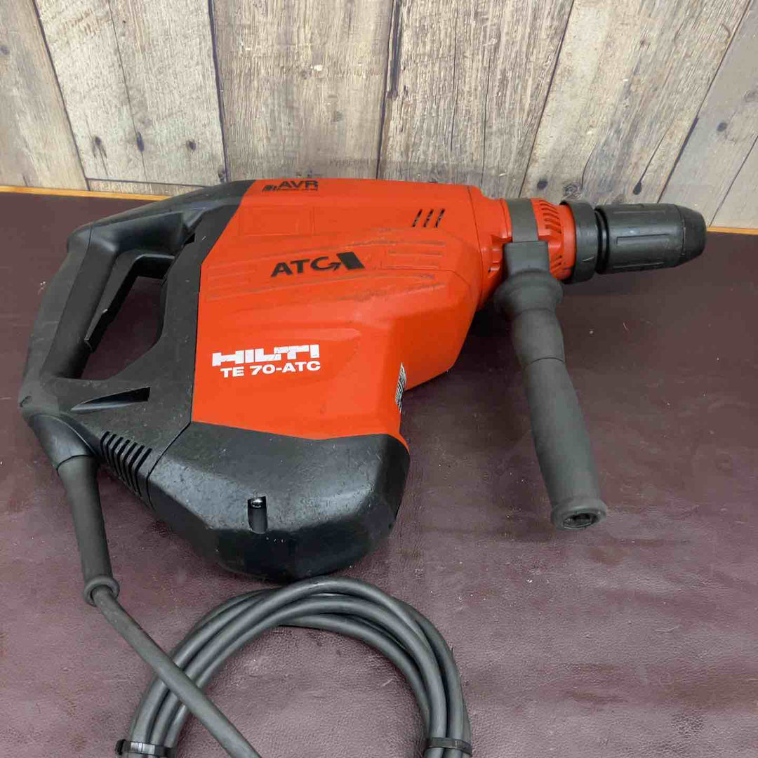 【中古品】 ヒルティ(Hilti) コード式ロータリーハンマドリル TE70-ATC/AVR アタッチメントTEDRS-Y・ビット3個付属 【東大和店】