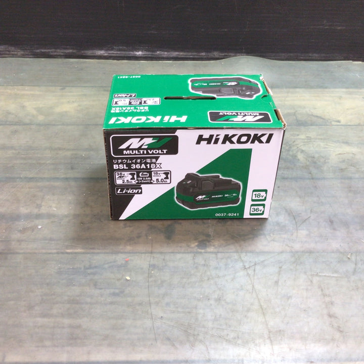 【未使用品】★ハイコーキ(HIKOKI ※旧:日立工機) リチウムイオンバッテリー 36V/2.5Ah BSL36A18X【東大和店】