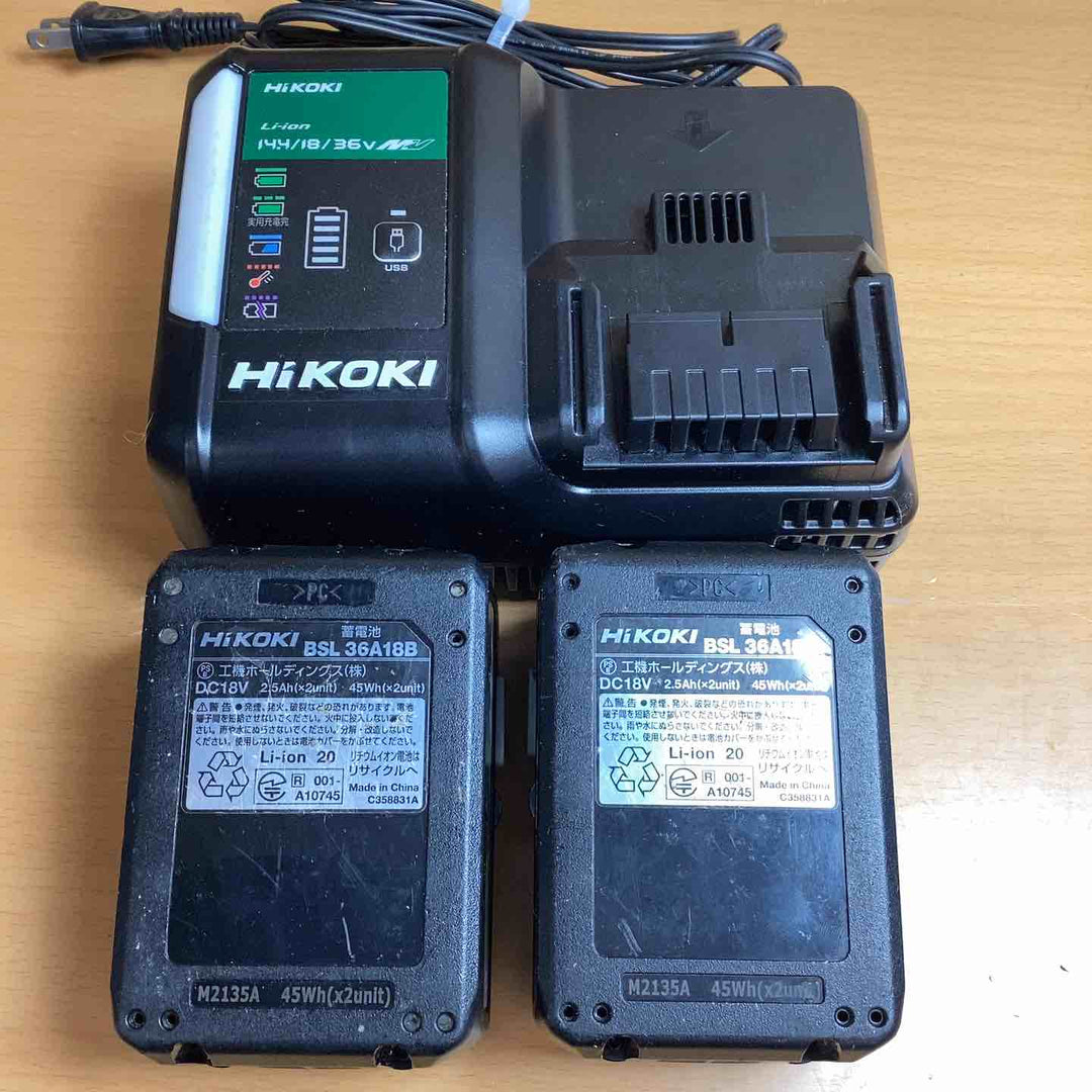 ハイコーキ(HIKOKI ※旧:日立工機) コードレスインパクトドライバー WH36DC(2XPDS) DIY ネジ ボルト 穴あけ 研磨 金属 研削【越谷店】