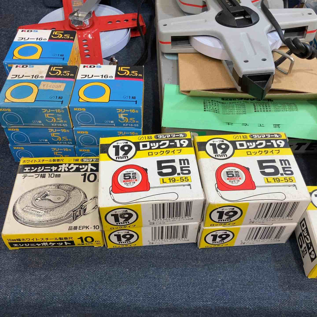 【未使用】巻き尺 コンベックスまとめ売り 合計29個 シムロン タジマ Tajima KDS メジャー 測定 巻尺 ※外装汚れあり【八潮店】