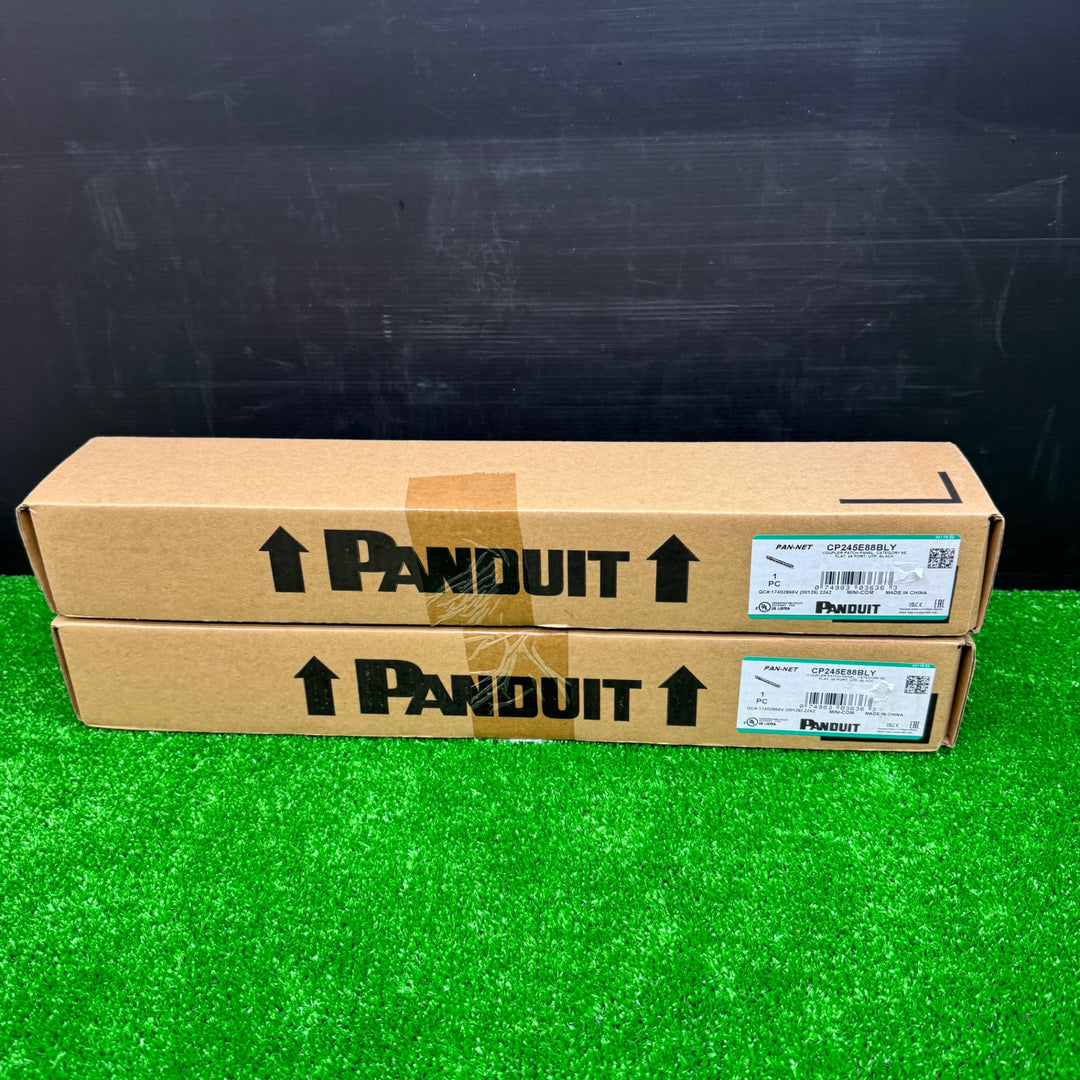 【未使用品】PANDUIT パンドウィット パッチパネルキット 2個セット CP245E88BLY 【電材館越谷店】