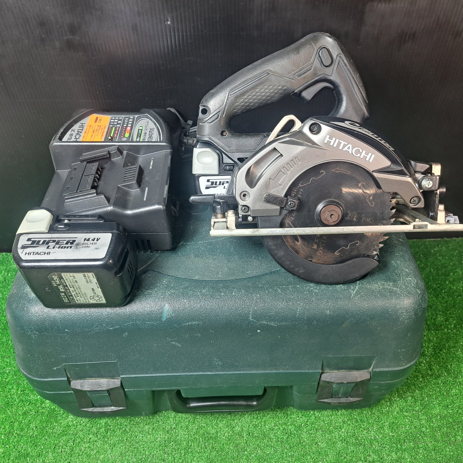 値下げ品 HITACHI 日立工機 14.4V コードレス 丸のこ C14DSL2 ジャンク 