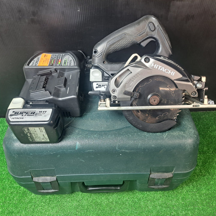 ★ハイコーキ(HIKOKI ※旧:日立工機) コードレス丸のこ C14DBL(LYPK)(B) 14.4V3.0Ahバッテリー2個【岩槻店】