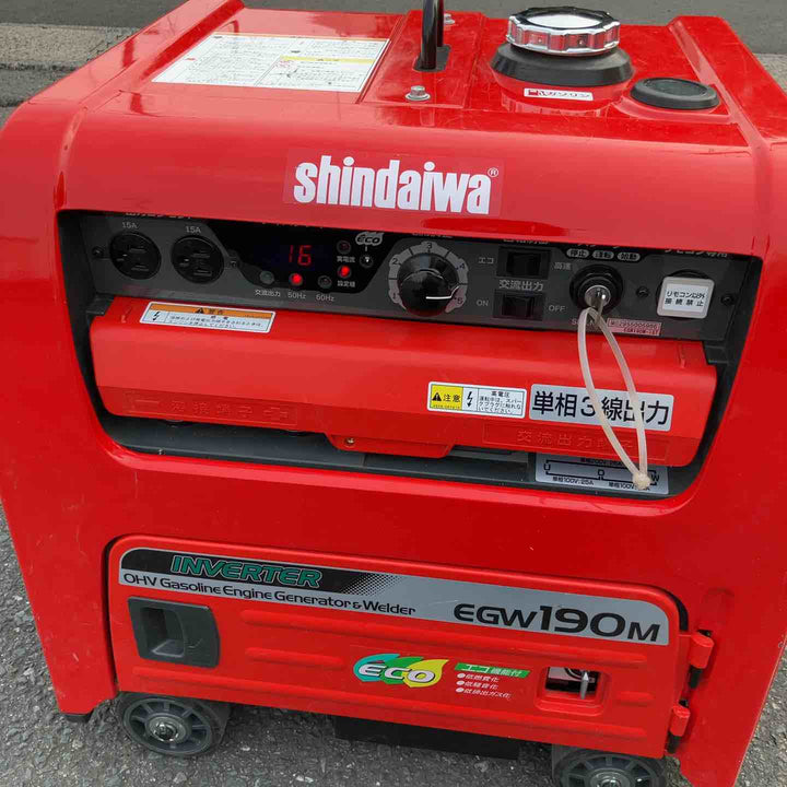【店頭受取り限定】◇新ダイワ(Shindaiwa) エンジンウェルダー EGW190M-IST 単相3線出力付【鴻巣店】