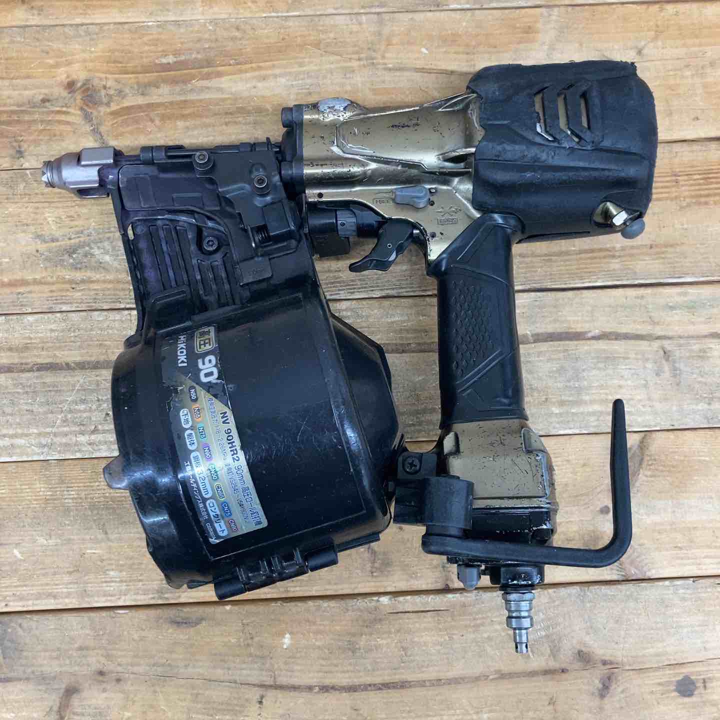 ☆ハイコーキ(HIKOKI ※旧:日立工機) 高圧エア釘打ち機 NV90HR2(S