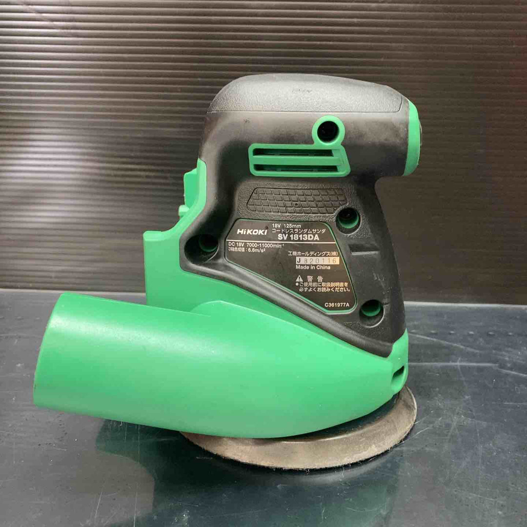 ★ハイコーキ(HIKOKI ※旧:日立工機) コードレスランダムサンダー SV1813DA(NN)【川越店】
