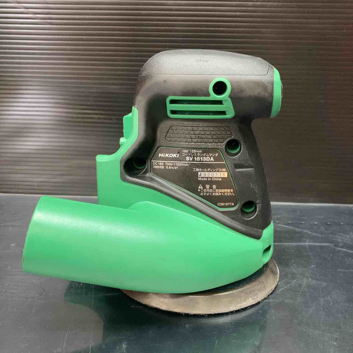 ★ハイコーキ(HIKOKI ※旧:日立工機) コードレスランダムサンダー SV1813DA(NN)【川越店】