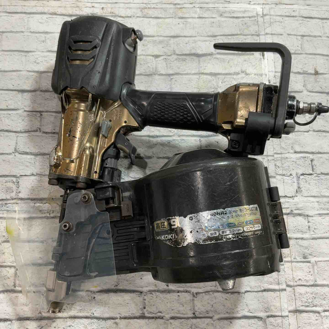 ★ハイコーキ(HIKOKI ※旧:日立工機) 高圧エア釘打ち機 NV90HR2(S)【草加店】