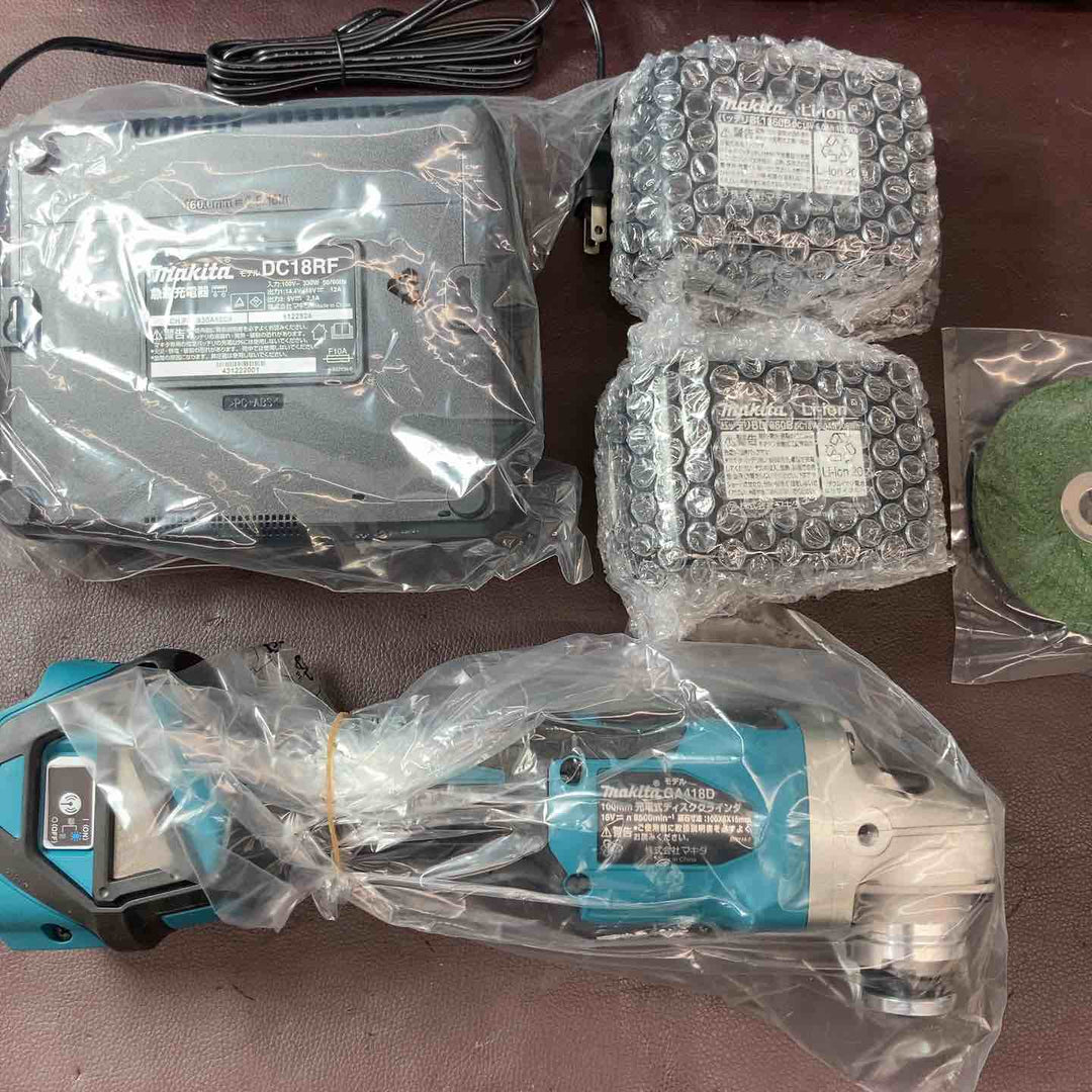 【未使用品(店頭展示品)】 マキタ(makita) 18V 100mmコードレスディスクグラインダ GA418DRGX フルセット 【東大和店】