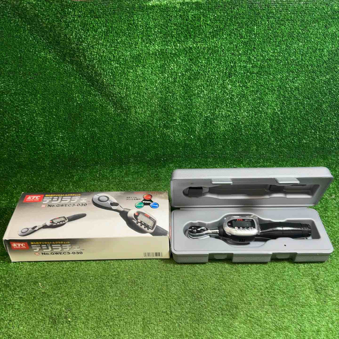 【現状品】 KTC 小トルク対応 デジラチェ コンパクトヘッドタイプ：GWEC3-030 【藤沢店】