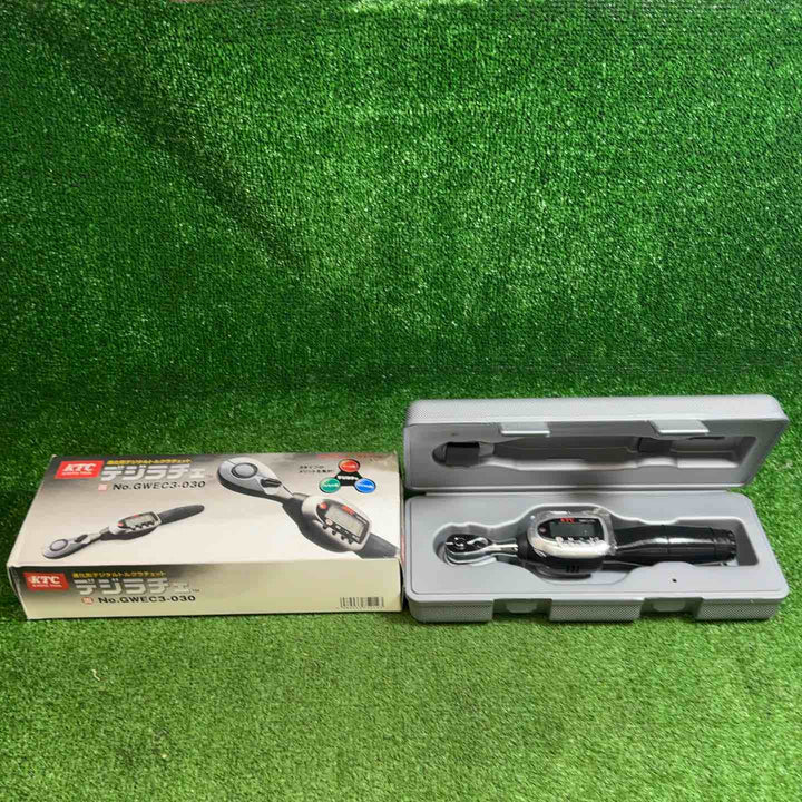 【現状品】 KTC 小トルク対応 デジラチェ コンパクトヘッドタイプ：GWEC3-030 【藤沢店】