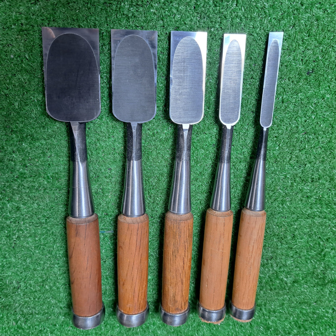 左政宗 鑿 5本セット 追入鑿 ノミ のみ【岩槻店】