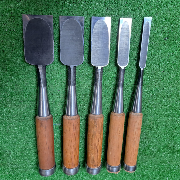 左政宗 鑿 5本セット 追入鑿 ノミ のみ【岩槻店】