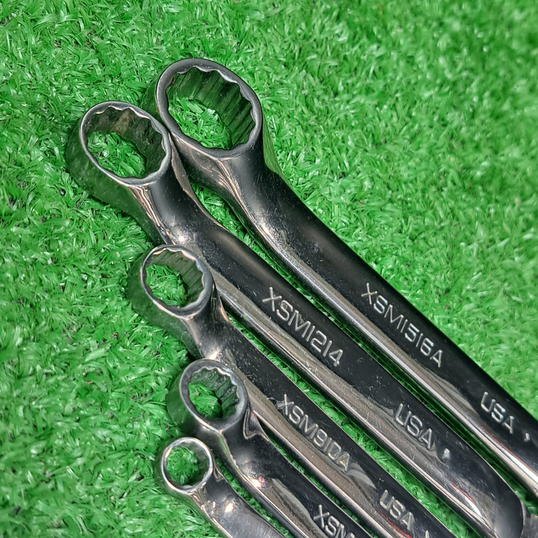 Snap on スナップオン ショート オフセットメガネレンチ XSM 5本セット(６～１６ｍｍ)【岩槻店】