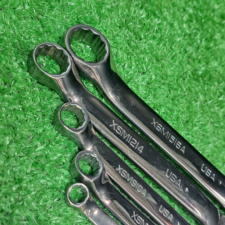 Snap on スナップオン ショート オフセットメガネレンチ XSM 5本セット(６～１６ｍｍ)【岩槻店】